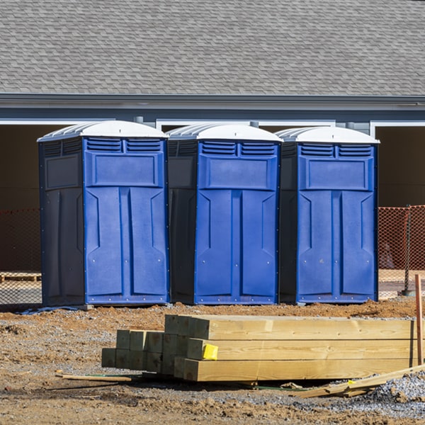 how do you ensure the portable toilets are secure and safe from vandalism during an event in Nora Illinois